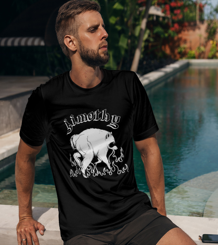 Jimothy The Ballard Raccoon Flame T-Shirt