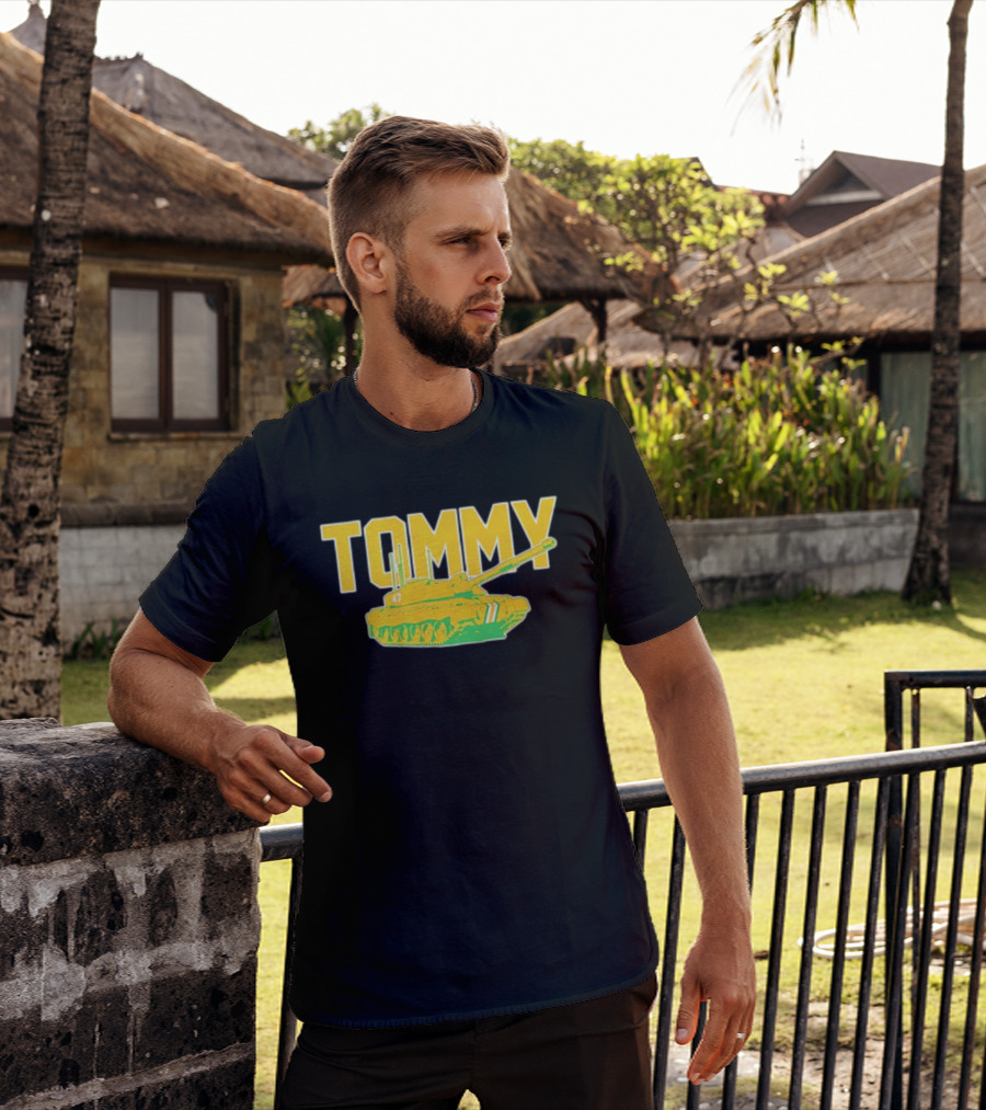 Tommy Tank 47 Athletics Baseball T-Shirt