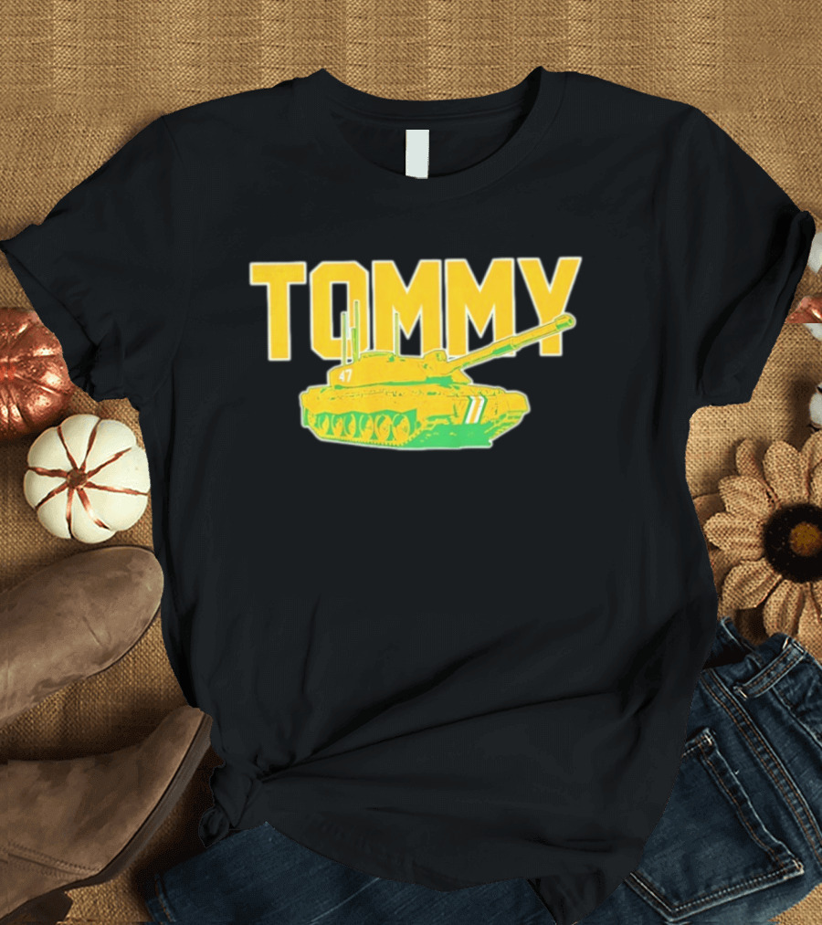 Tommy Tank 47 Athletics Baseball T-Shirt