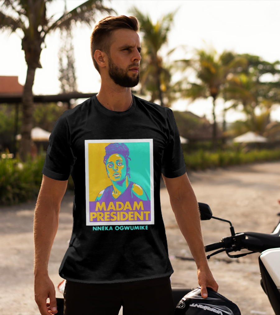 Nneka Ogwumike Madam President Los Angeles Sparks Heroic T-Shirt
