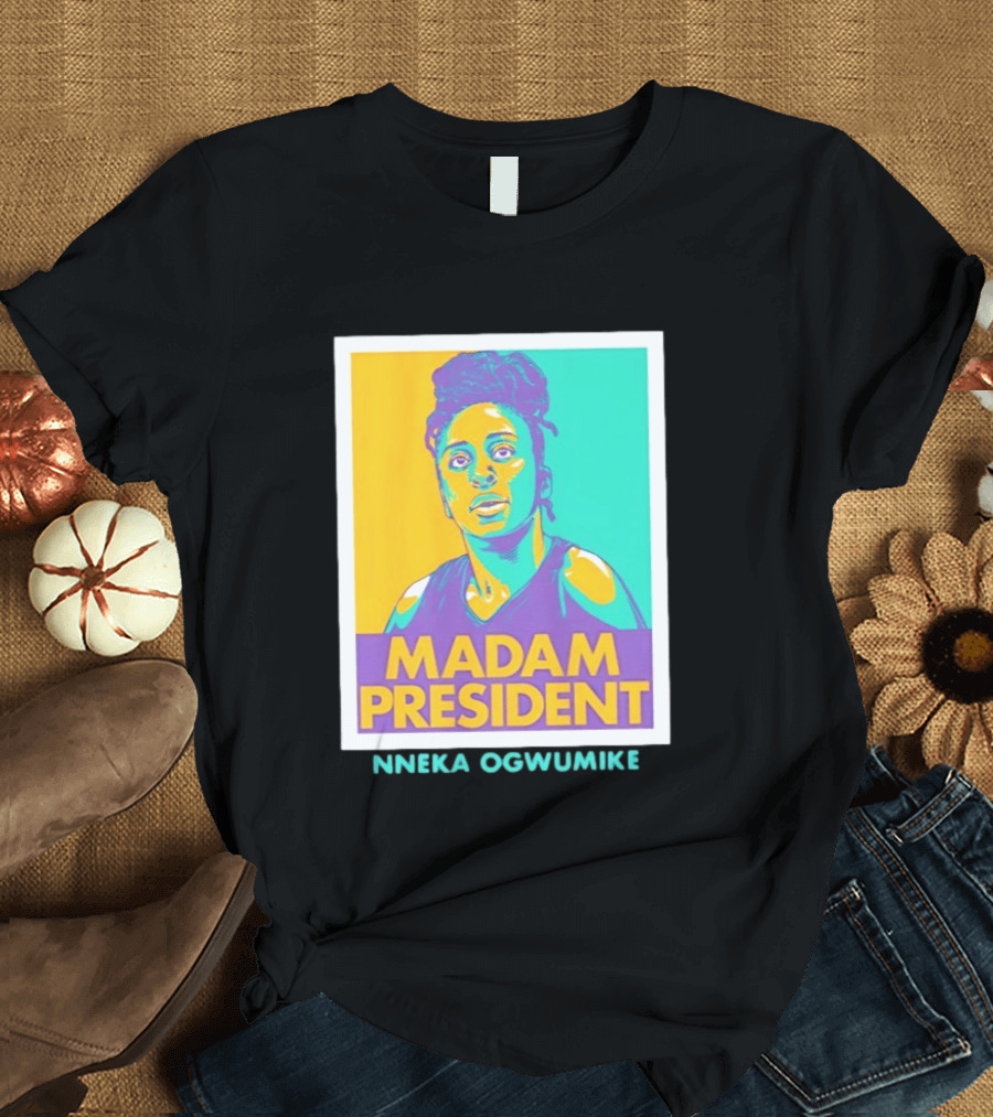 Nneka Ogwumike Madam President Los Angeles Sparks Heroic T-Shirt