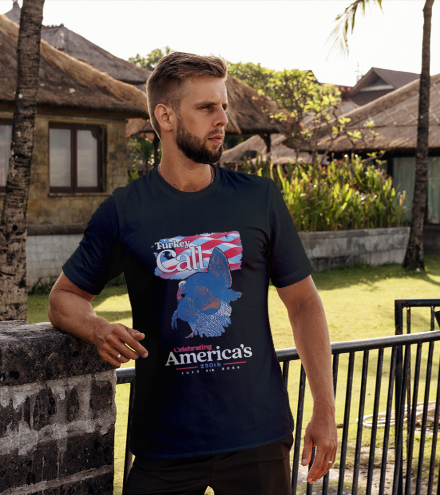 NWTF Turkey Call Celebrating America's 250th July 4th 2026 T-Shirt