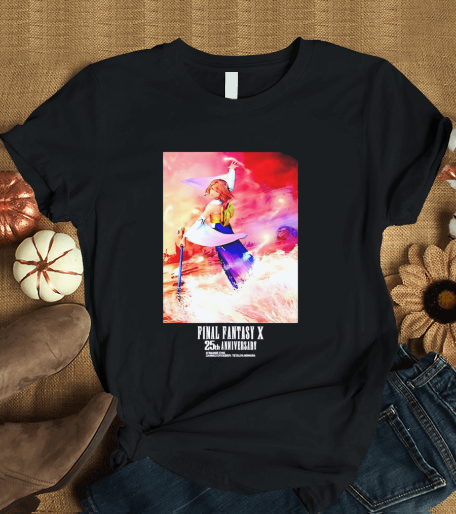 Final Fantasy X 25th Anniversary Yuna Square Enix T-Shirt