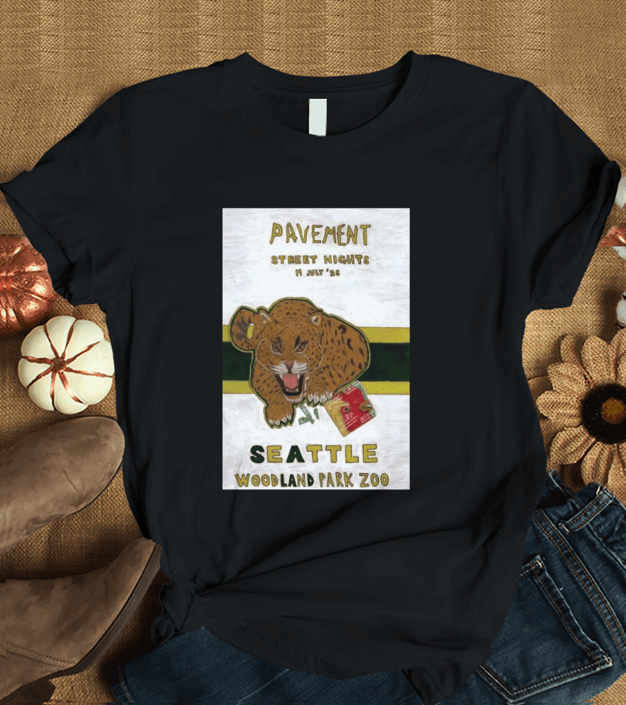 Pavement Street Nights Seattle Woodland Park Zoo July 19 2026 T-Shirt
