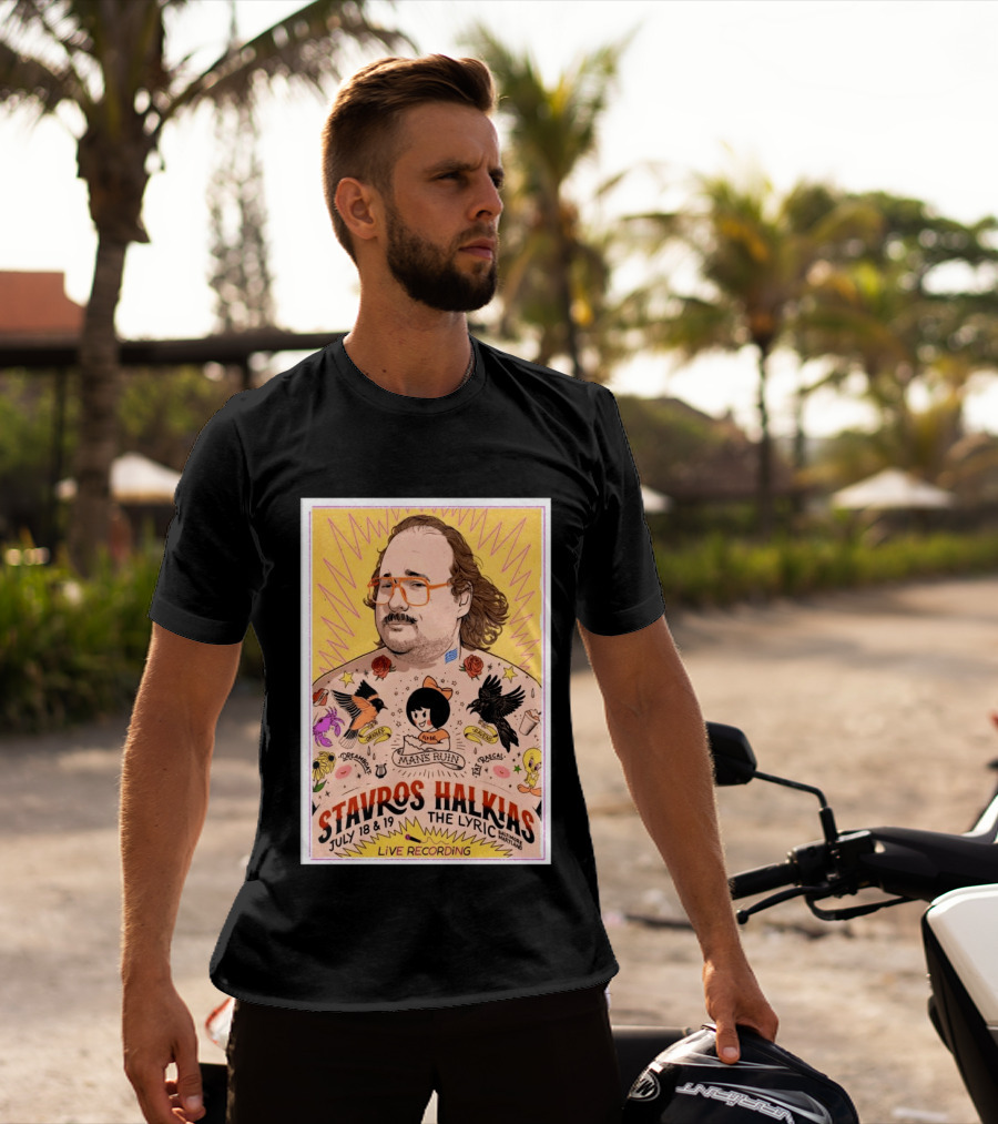 Stavros Halkias Live Recording Baltimore July 18 19 2026 The Lyric Event T-Shirt