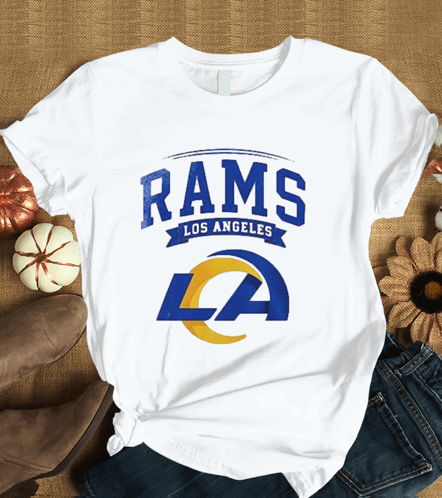 Los Angeles Rams Ghostface Running Football Collaboration T-Shirt