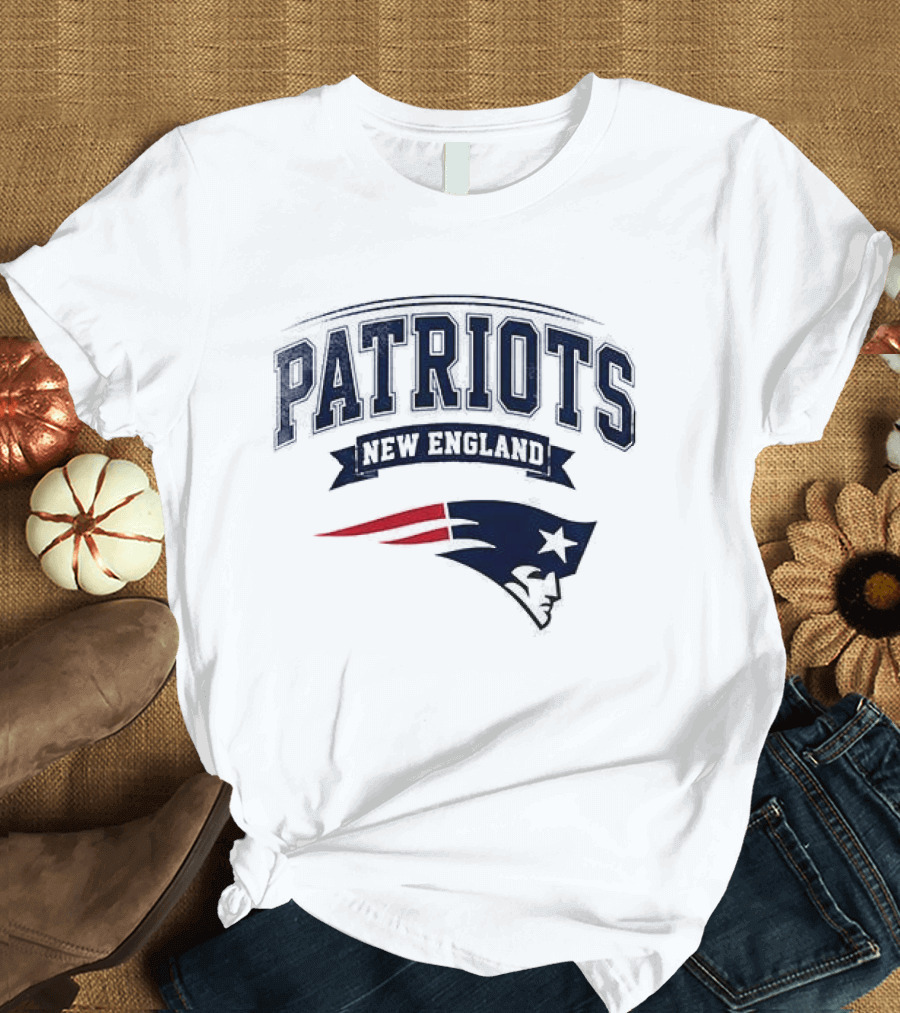 New England Patriots Ghostface Running Football NFL T-Shirt