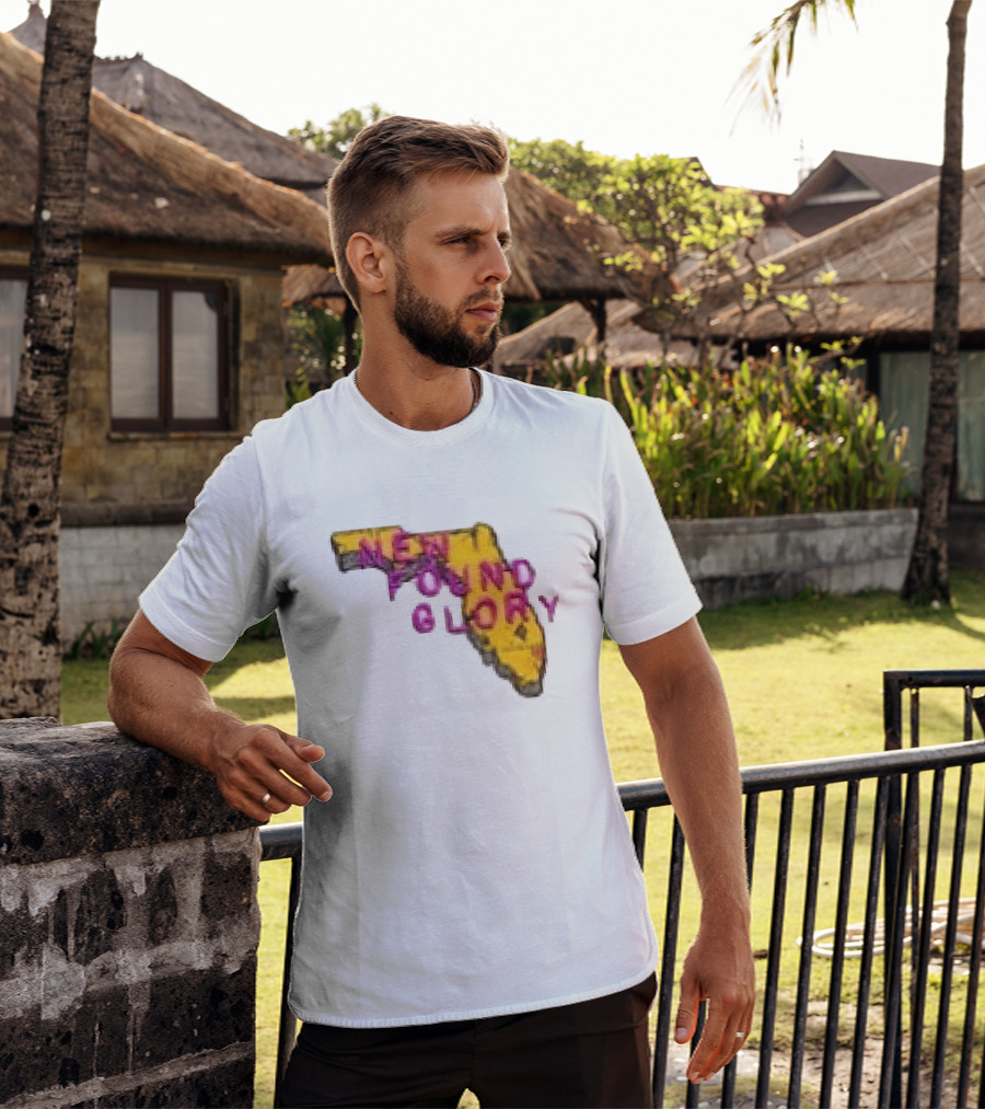 New Found Glory Florida Map You've Gotta Try Do What It Takes To Give Yourself A Break T-Shirt