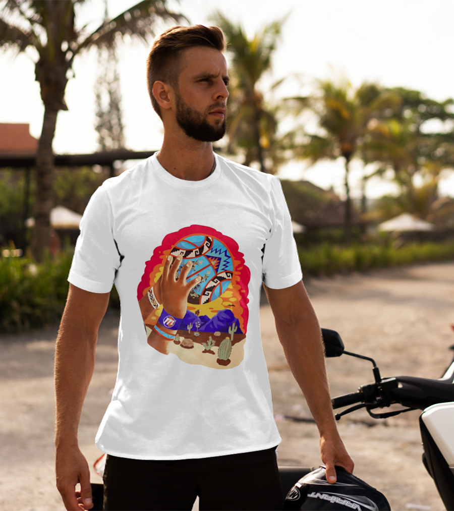 Phoenix Suns Desert Basketball Southwest NBA Cactus Mountain T-Shirt