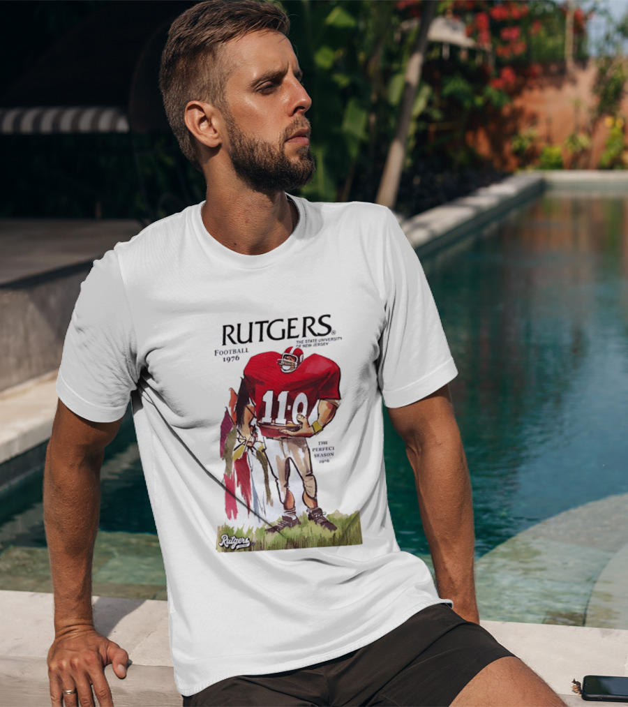 Rutgers Football 1976 The State University Of New Jersey Perfect Season 11 0 T-Shirt