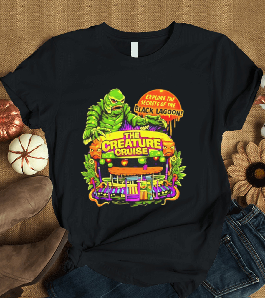 Explore The Secrets Of The Black Lagoon The Creature Cruise Adventure T-Shirt