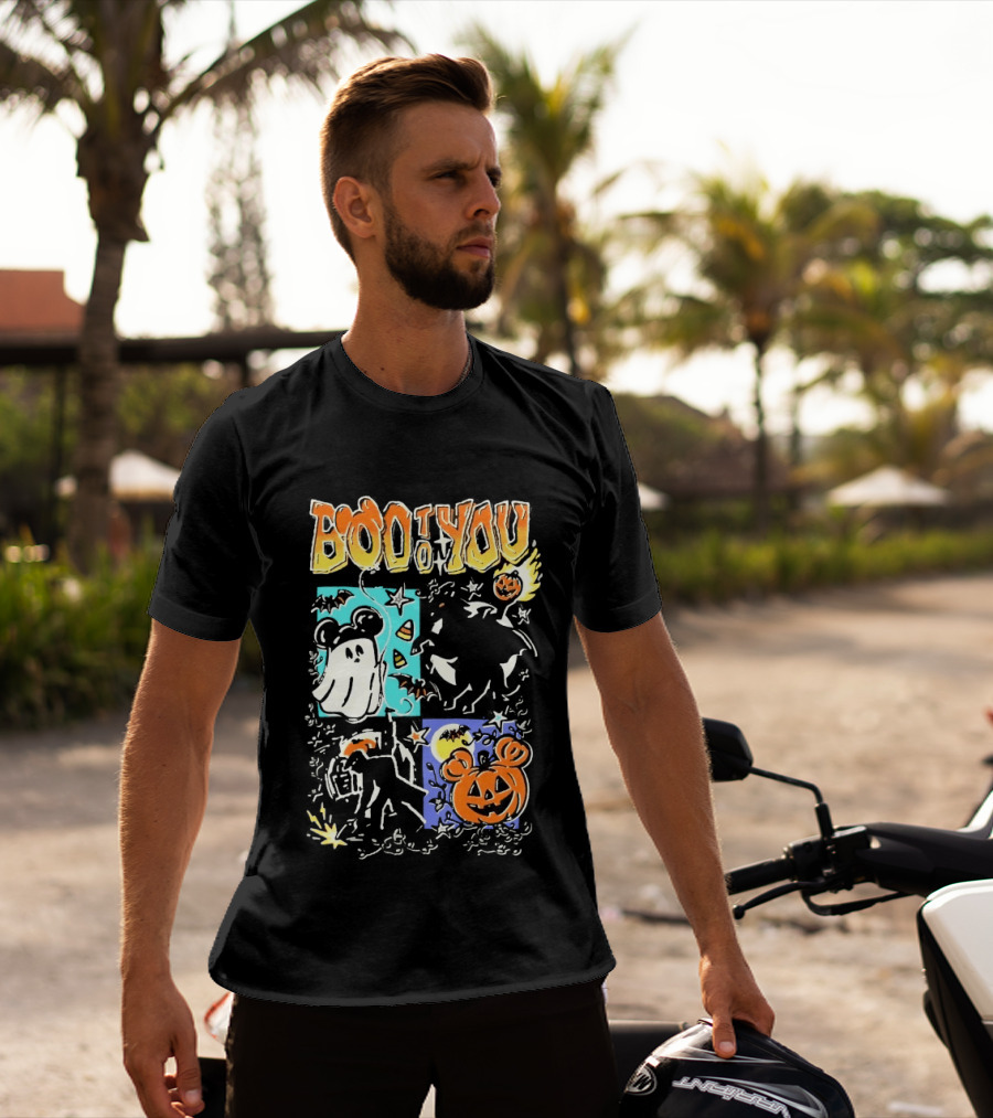 Boo To You Ghost And Pumpkin Halloween Fun T-Shirt