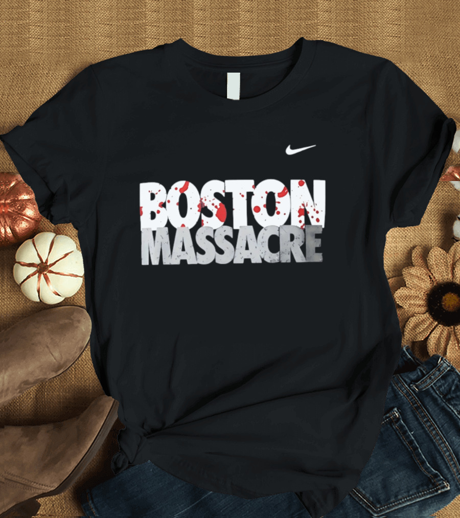 Boston Massacre Nike Blood Splatter T-Shirt