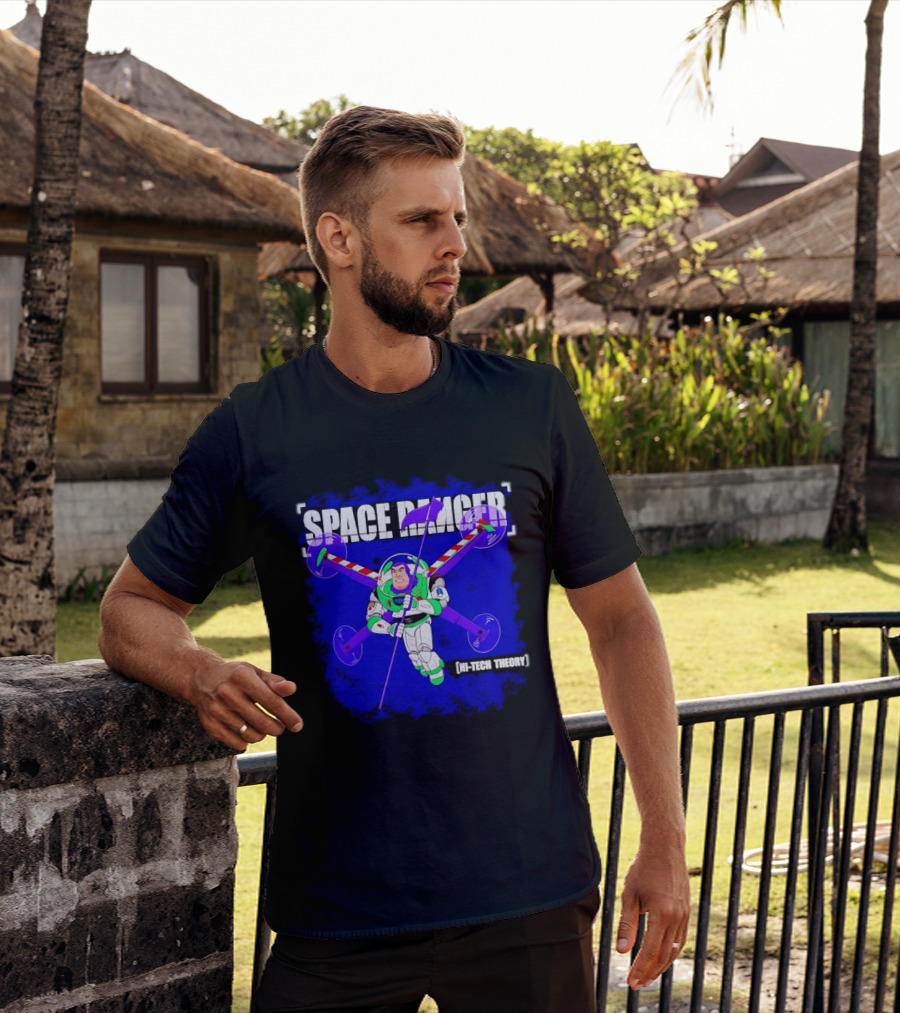 Space Ranger Hi Tech Theory Buzz Lightyear Toy Story T-Shirt