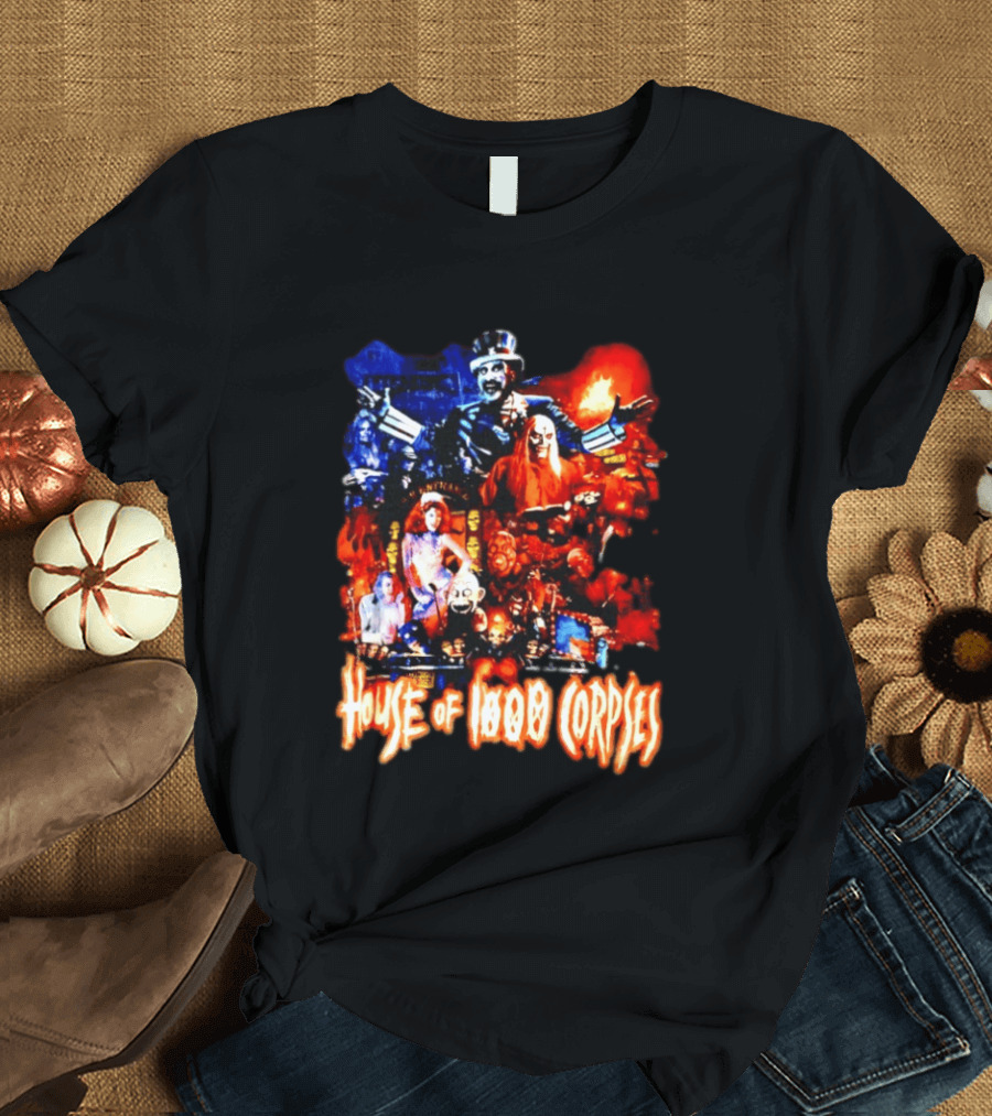 House Of 1000 Corpses Rob Zombie Horror Movie Captain Spaulding T-Shirt