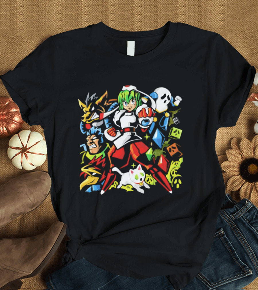 Marina Mischief Makers N64 Retro Game Characters T-Shirt