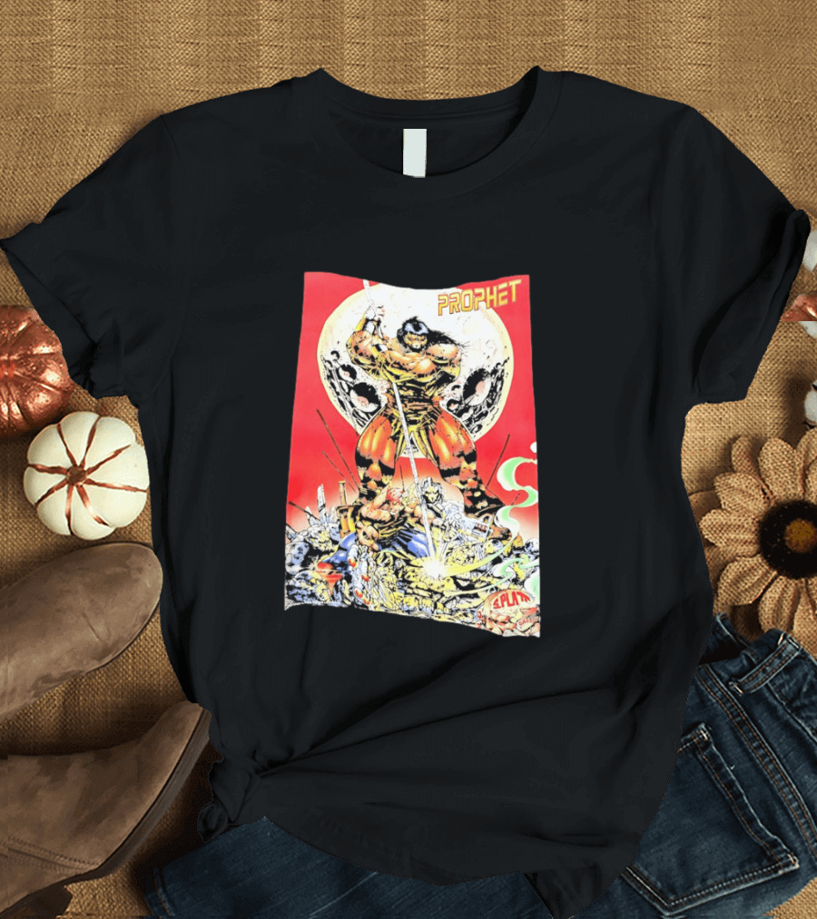 Prophet Comic SPLAT Comics Moon Battle Scene Cover T-Shirt
