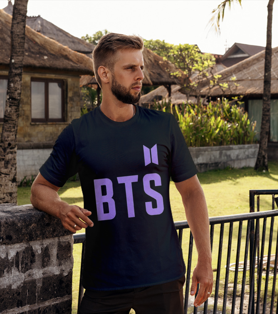Ronaldinho BTS Iconic Collaboration Purple T-Shirt