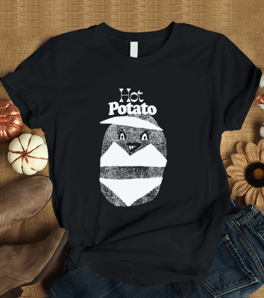This Might Get Weird Hot Potato Cartoon Style Textured Potato T-Shirt