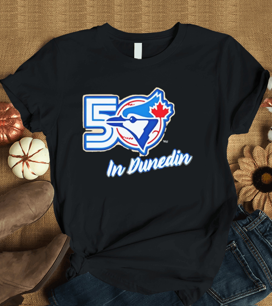 Toronto Blue Jays 50 Years In Dunedin MLB Anniversary Celebration T-Shirt