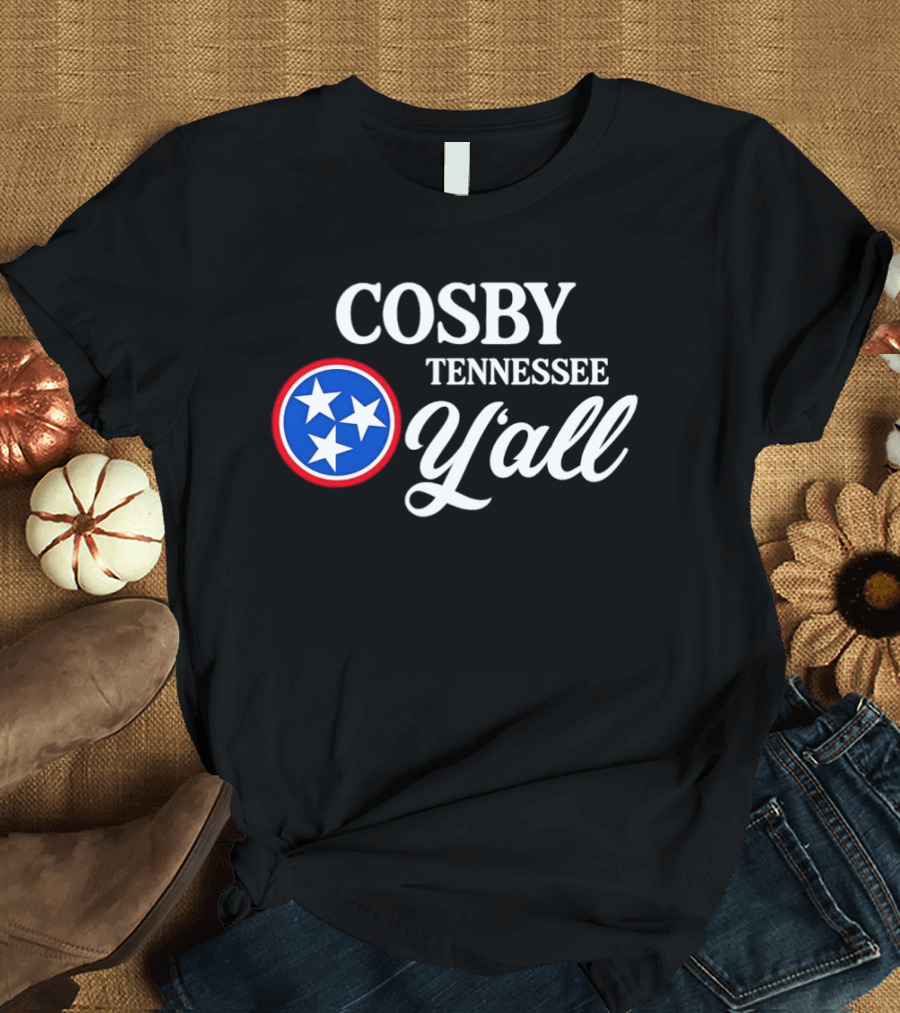 Cosby Tennessee Y'all Three Stars T-Shirt