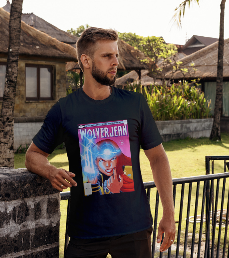 Wolverjean A Marvelous Comic Book Parody Cover 97 Cents T-Shirt