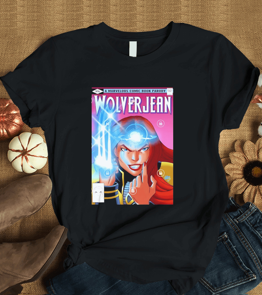 Wolverjean A Marvelous Comic Book Parody Cover 97 Cents T-Shirt