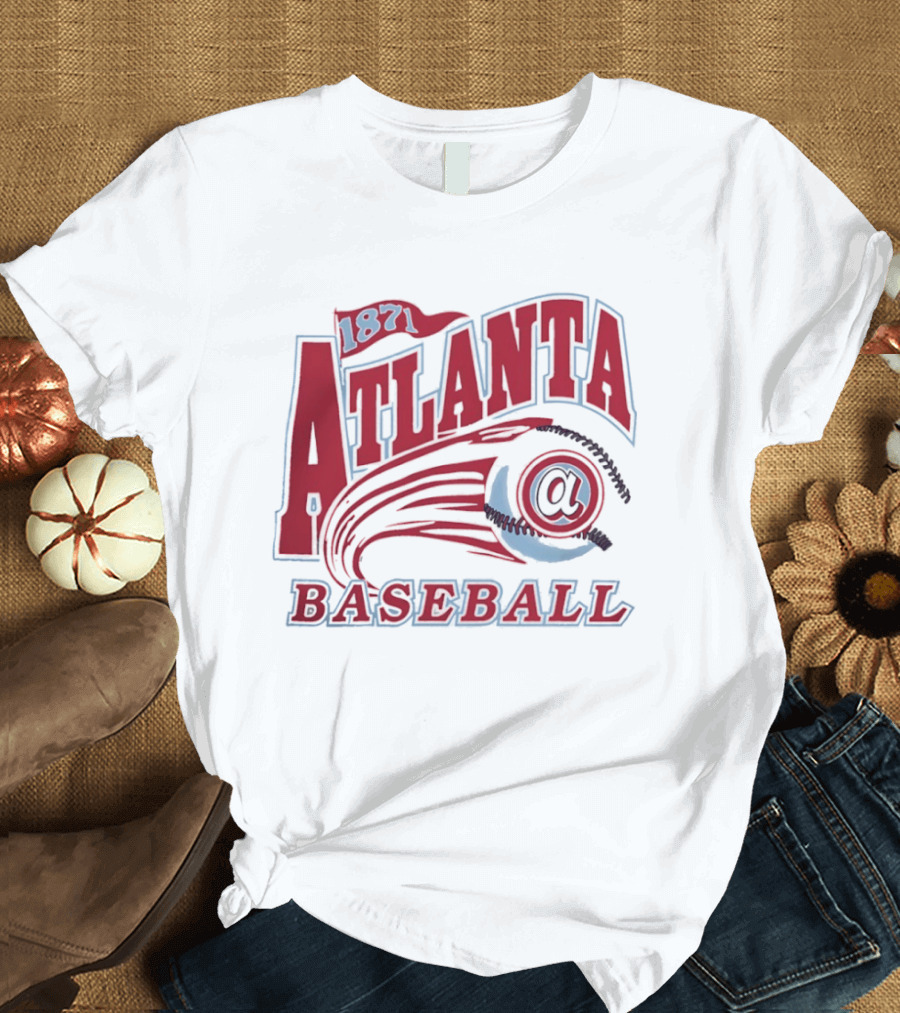 Atlanta Baseball 1871 Vintage Style MLB Team Fan T-Shirt