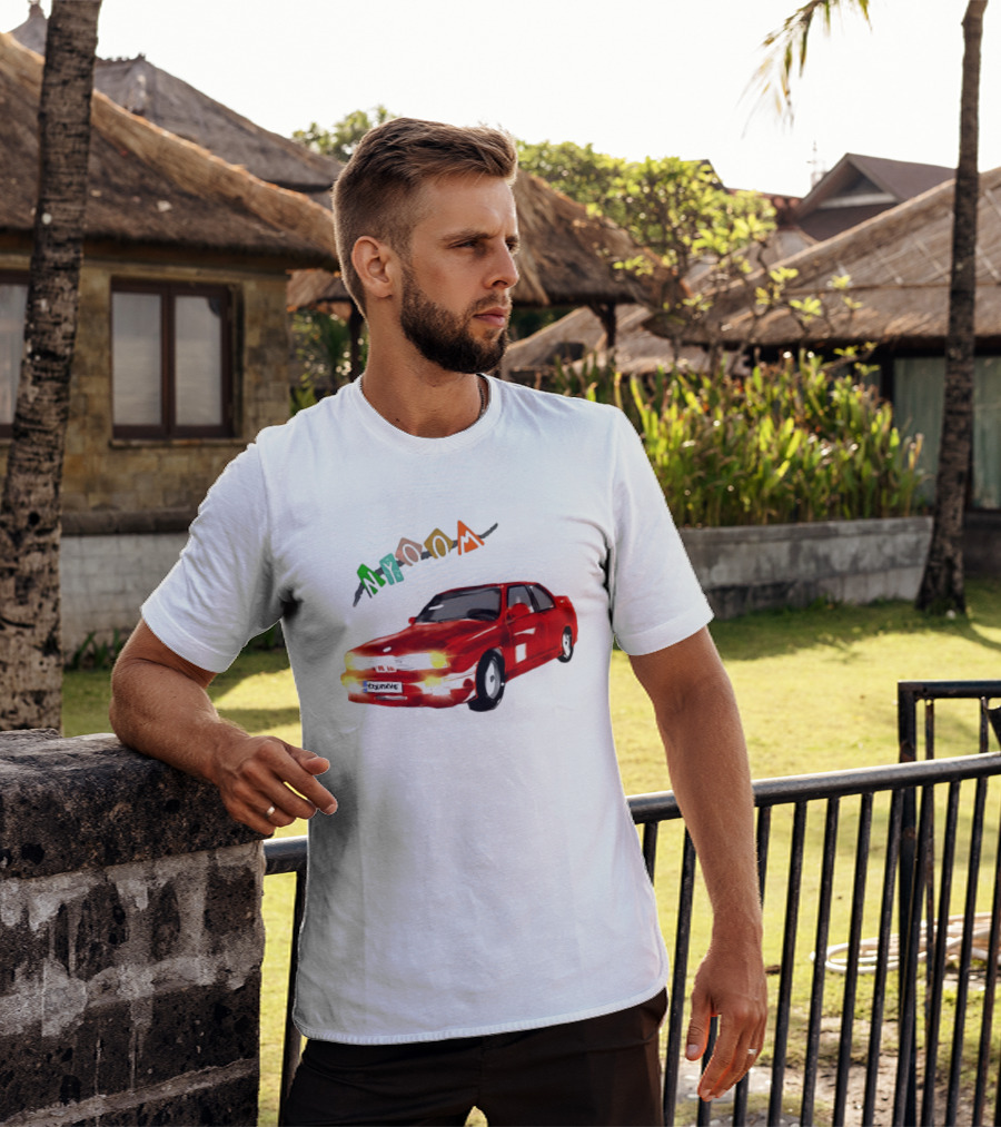BMW E30 M3 Nyoom Drift Car Adventure T-Shirt