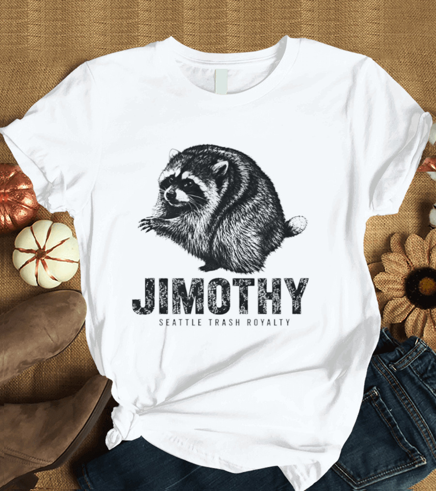 Jimothy Seattle Trash Royalty Raccoon T-Shirt