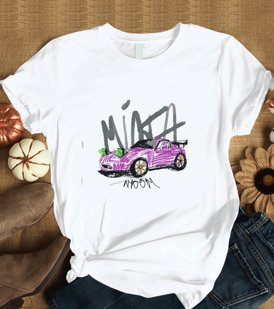 Mazda Miata JDM Childish Scribble Car Artwork NOOM T-Shirt