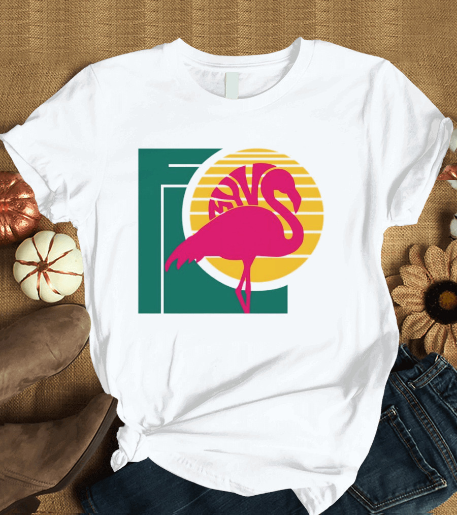 Move Flamingo Sunset Tropical FNS T-Shirt
