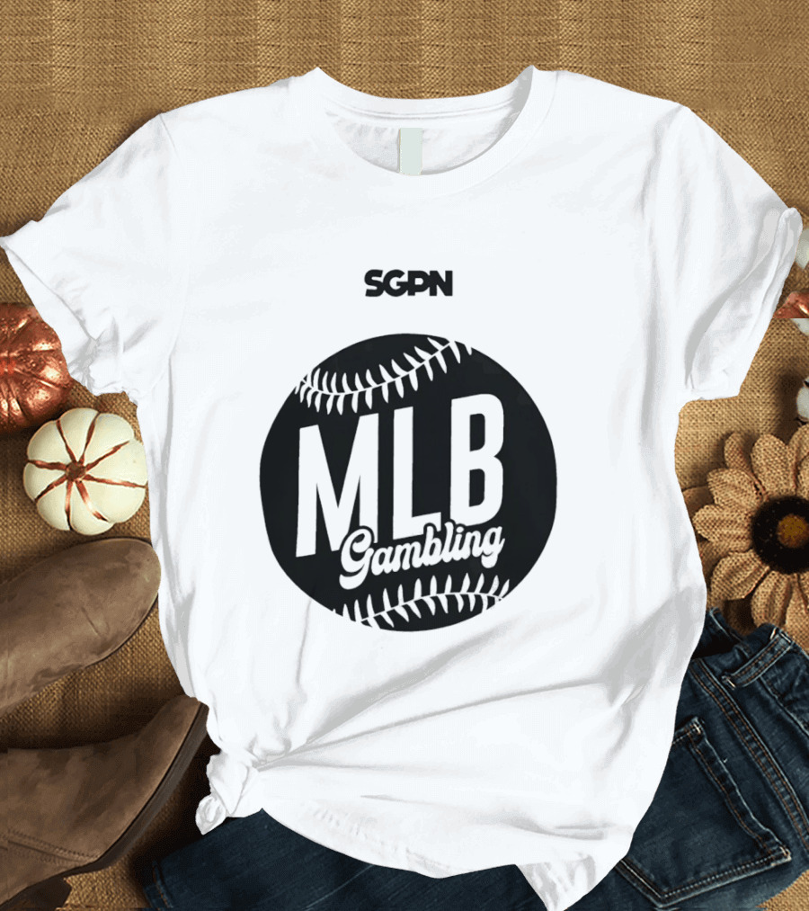 SGPN MLB Gambling Baseball Betting Enthusiasts T-Shirt