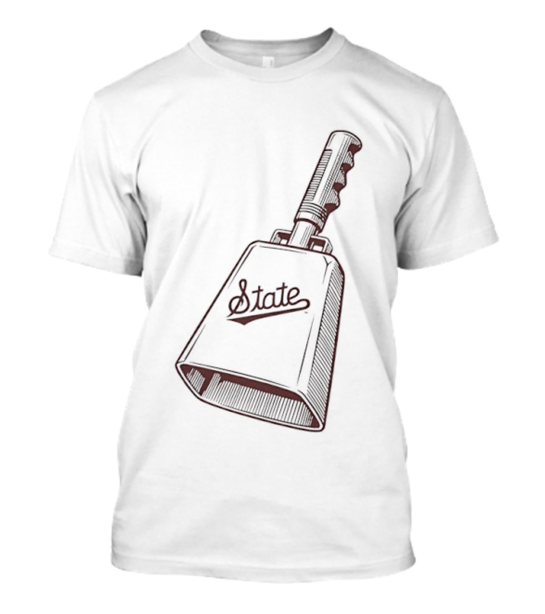 State Cowbell Mississippi State NCAA Football Logo College Game Day Fan Gear T-Shirt