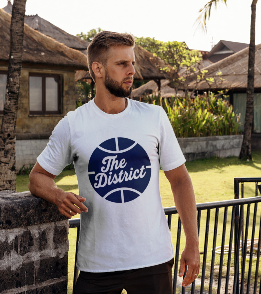 The District Basketball Branding Team Circle T-Shirt
