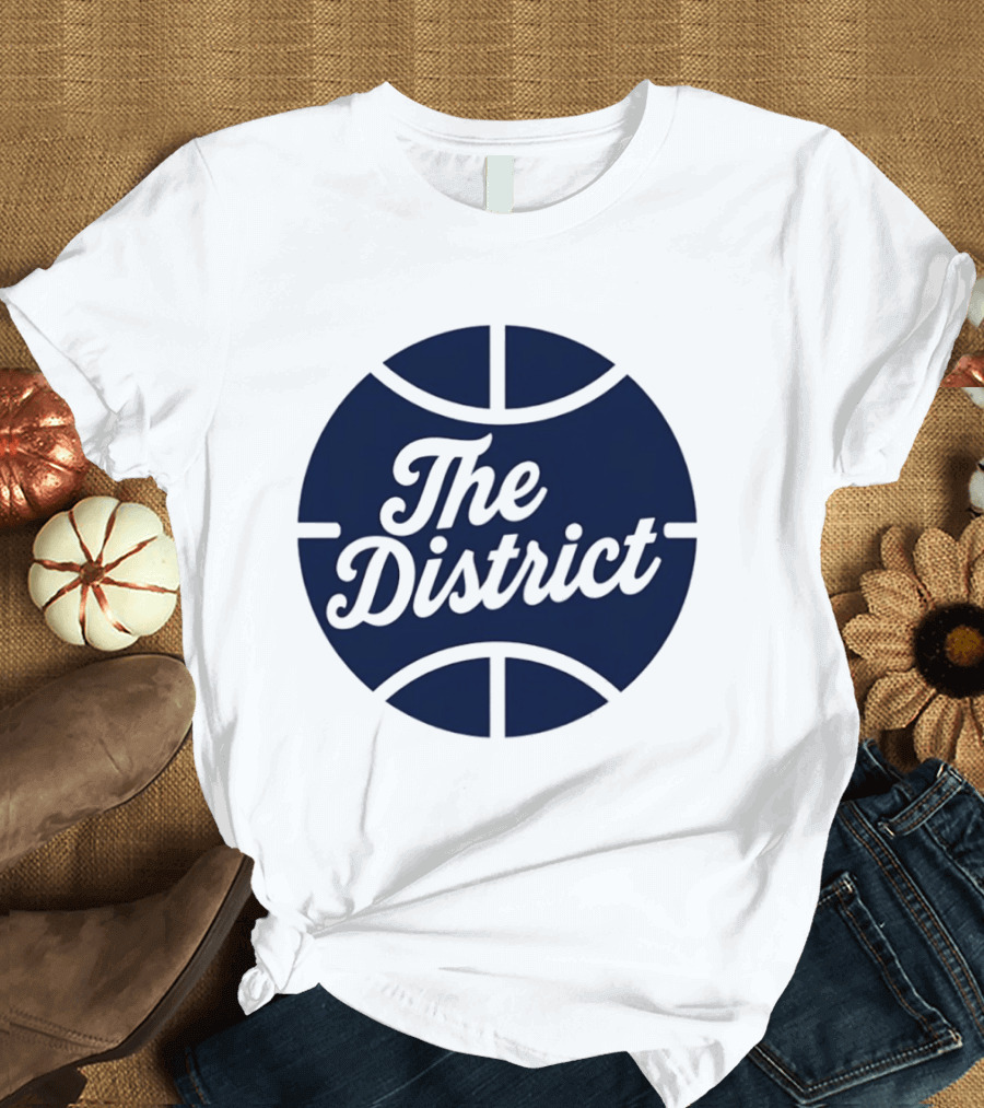 The District Basketball Branding Team Circle T-Shirt