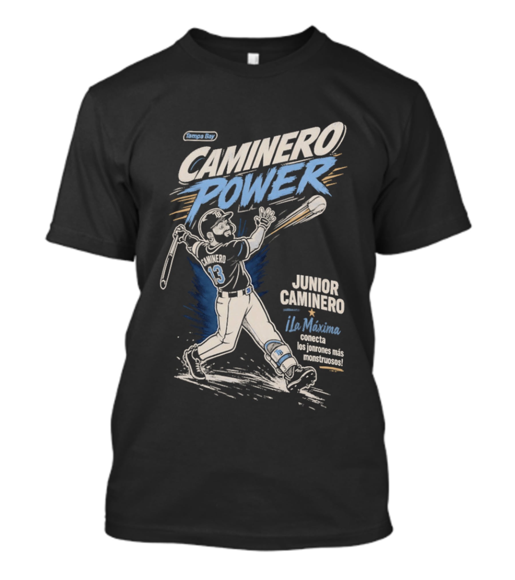 Caminero Power Junior Caminero La Máquina Maximum Home Run T-Shirt