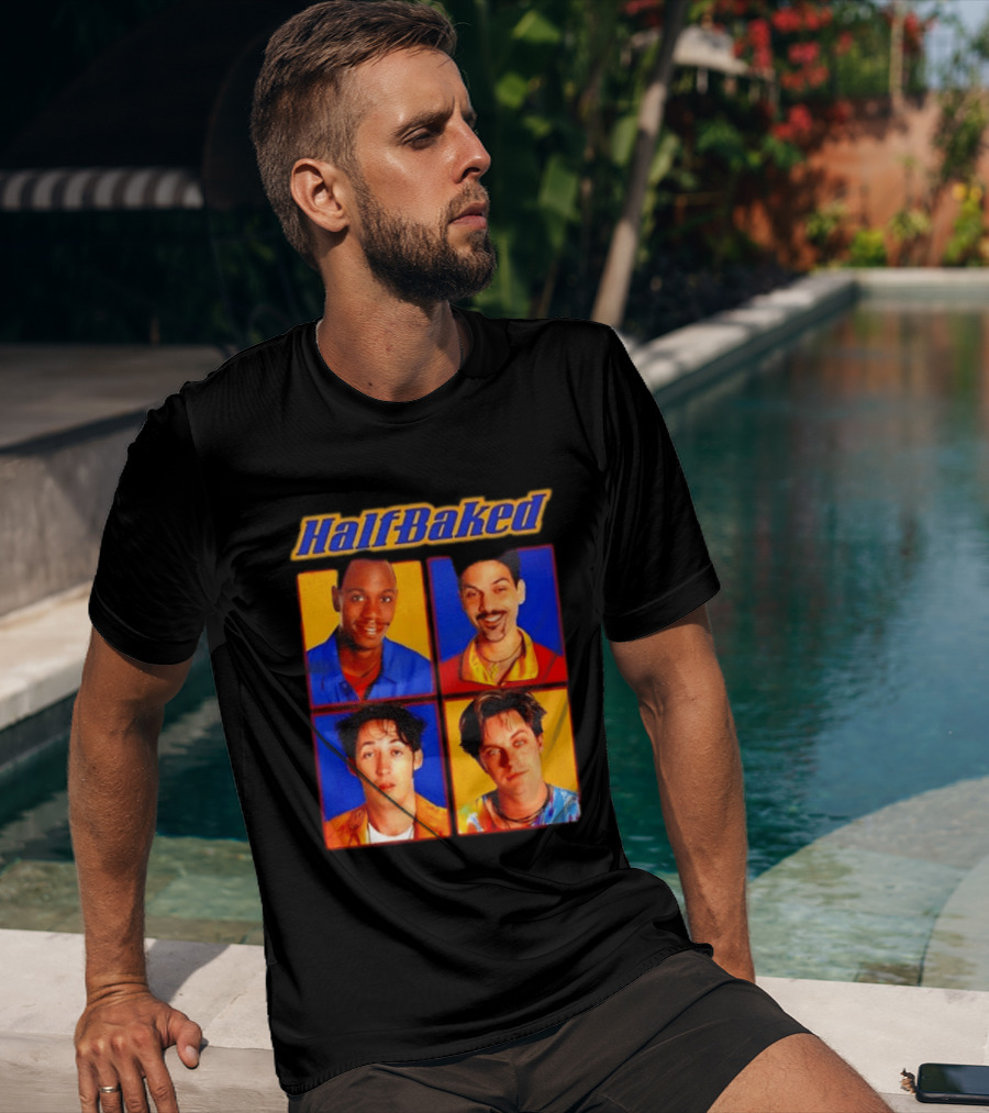 Half Baked Movie Characters Block T-Shirt