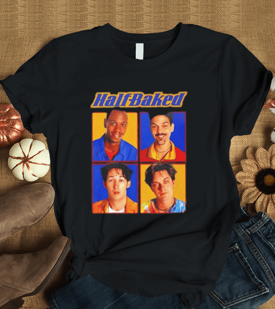 Half Baked Movie Characters Block T-Shirt