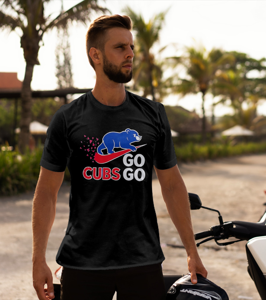 Chicago Cubs Bear Go Go MLB Baseball T-Shirt