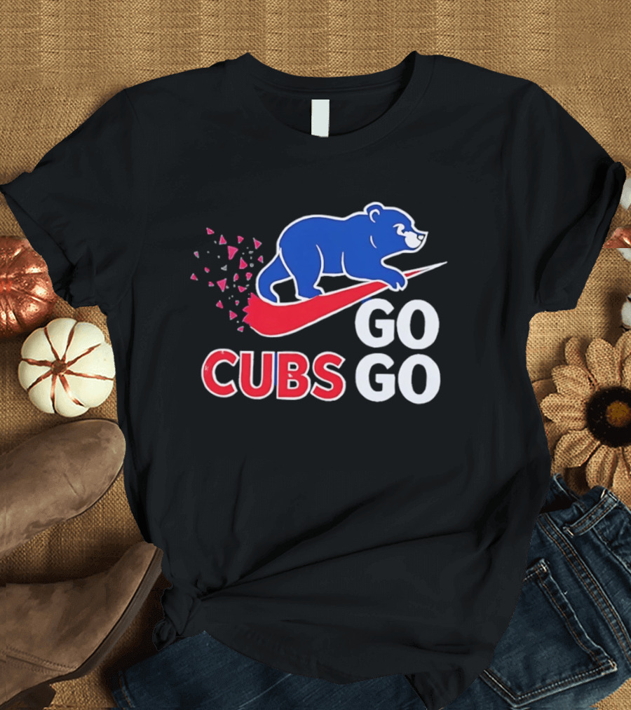 Chicago Cubs Bear Go Go MLB Baseball T-Shirt