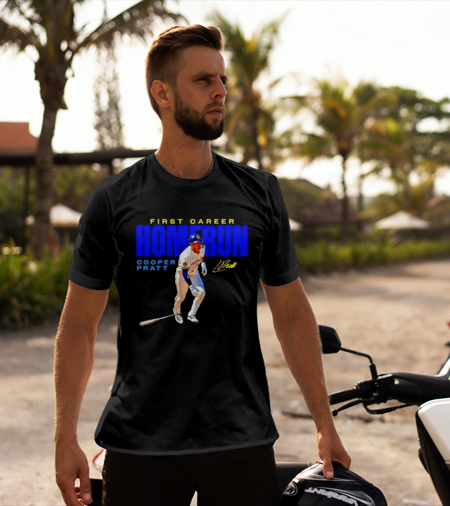 First Career Homerun Cooper Pratt Milwaukee Brewers T-Shirt