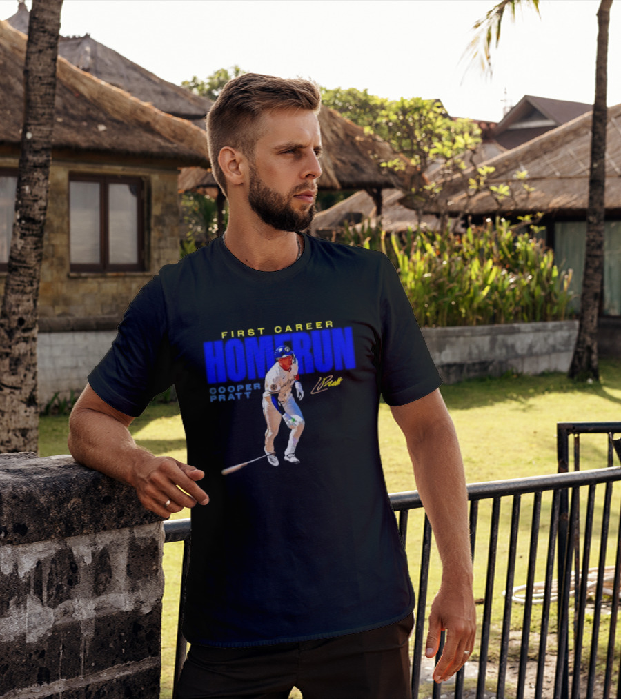First Career Homerun Cooper Pratt Milwaukee Brewers T-Shirt