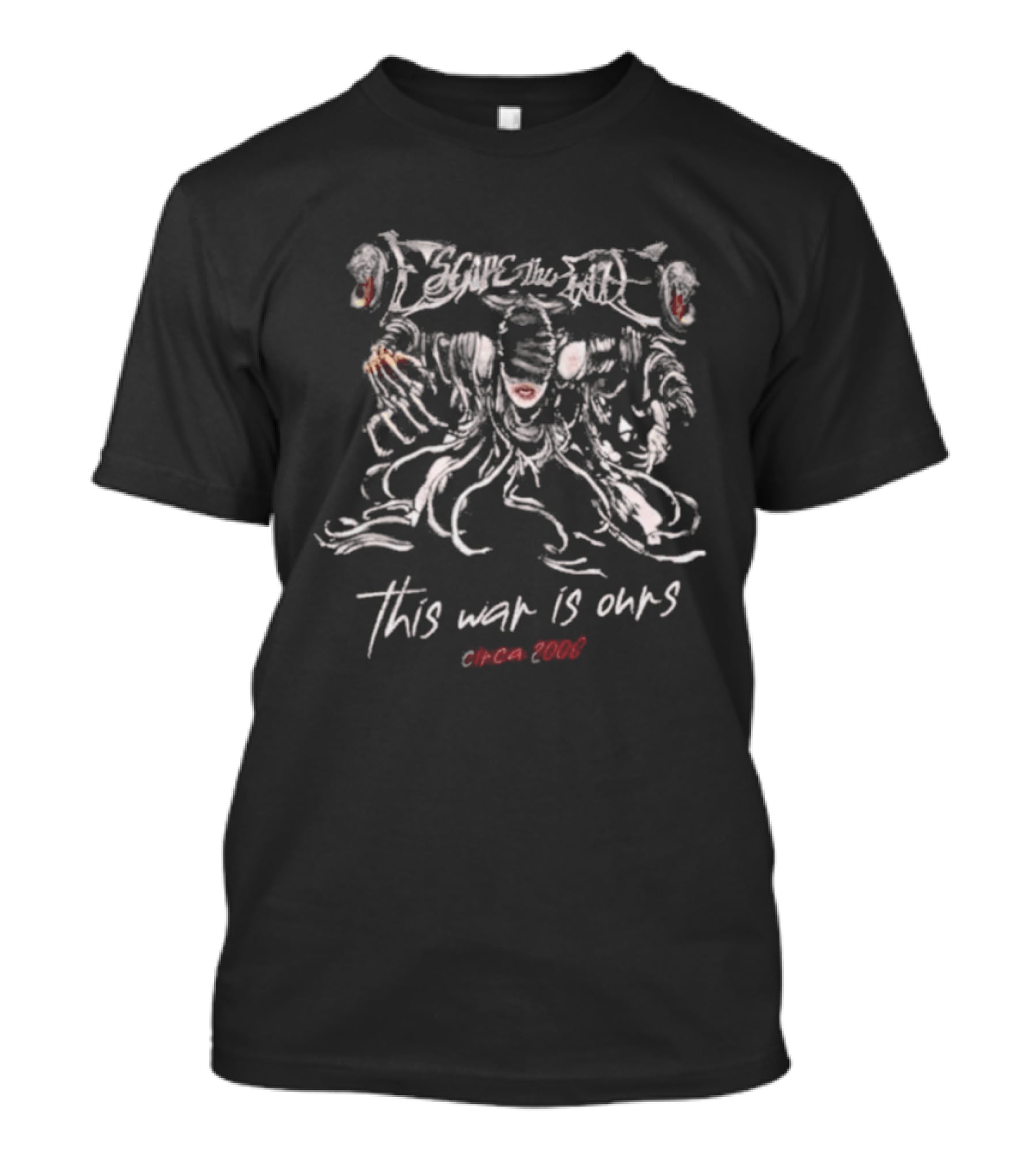 Escape The Fate This War Is Ours Circa 2026 Long Beach Warped Tour July 25 26 T-Shirt