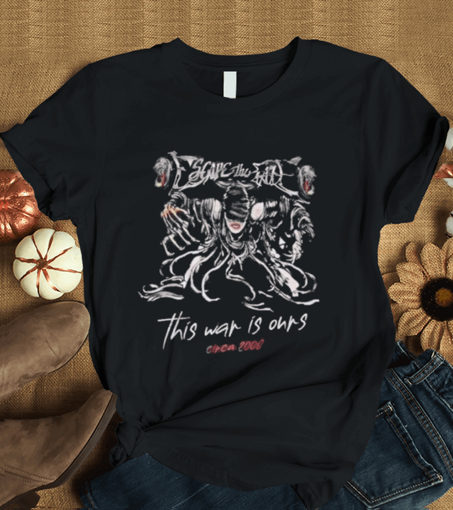 Escape The Fate This War Is Ours Circa 2026 Long Beach Warped Tour July 25 26 T-Shirt
