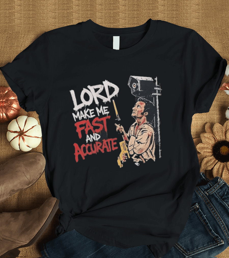 Lord Make Me Fast And Accurate Star Wars Lightsaber Jedi T-Shirt