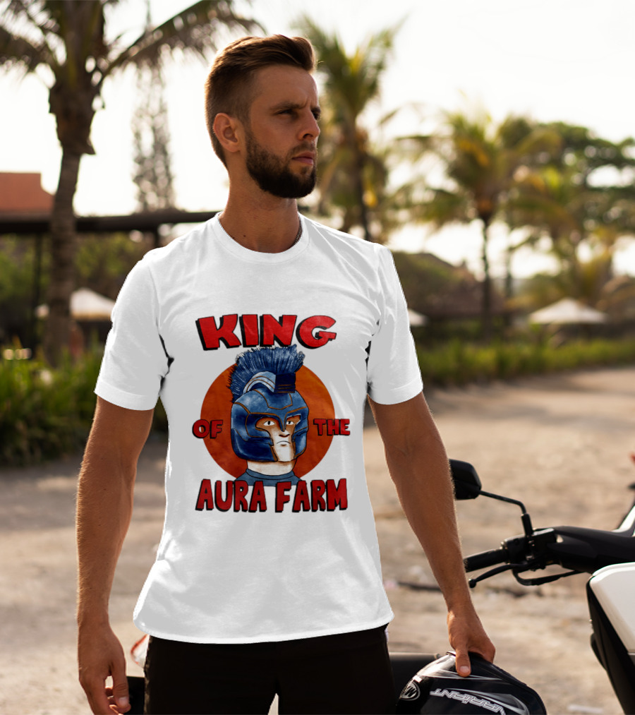 King Of The Aura Farm Hank Hill Helmet Warrior T-Shirt