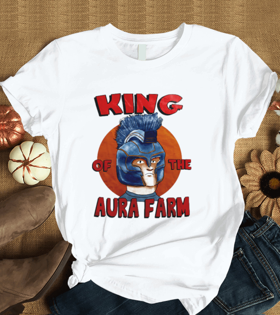 King Of The Aura Farm Hank Hill Helmet Warrior T-Shirt