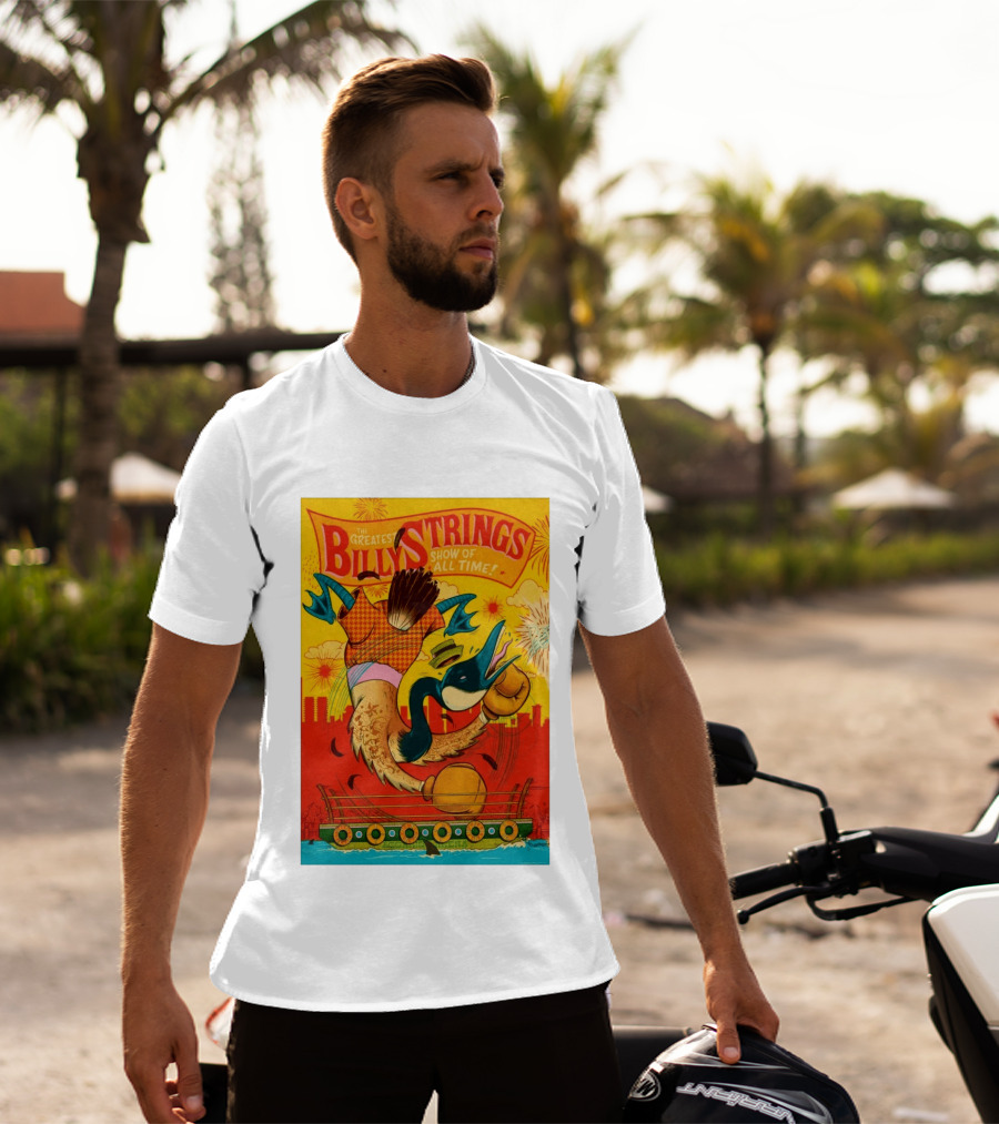 Billy Strings Boston MA July 21 2026 Greatest Show Of All Time Boxing Duck With Gloves T-Shirt