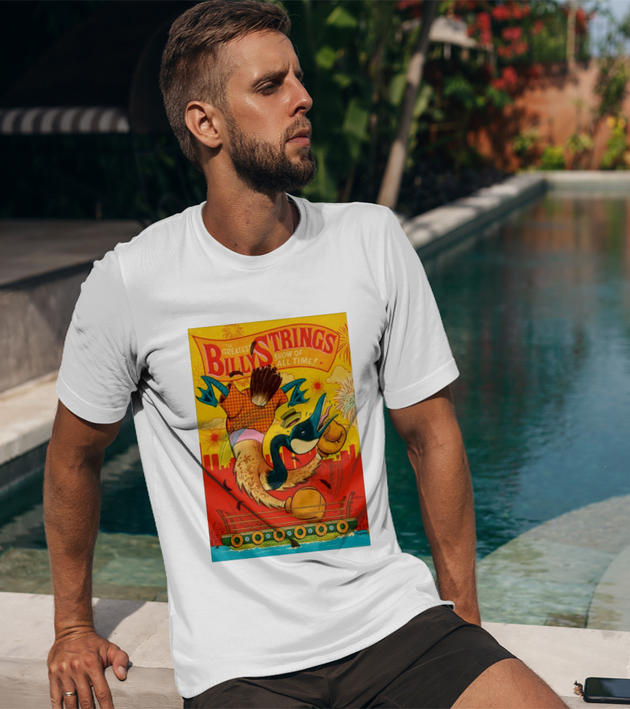 Billy Strings Boston MA July 21 2026 Greatest Show Of All Time Boxing Duck With Gloves T-Shirt
